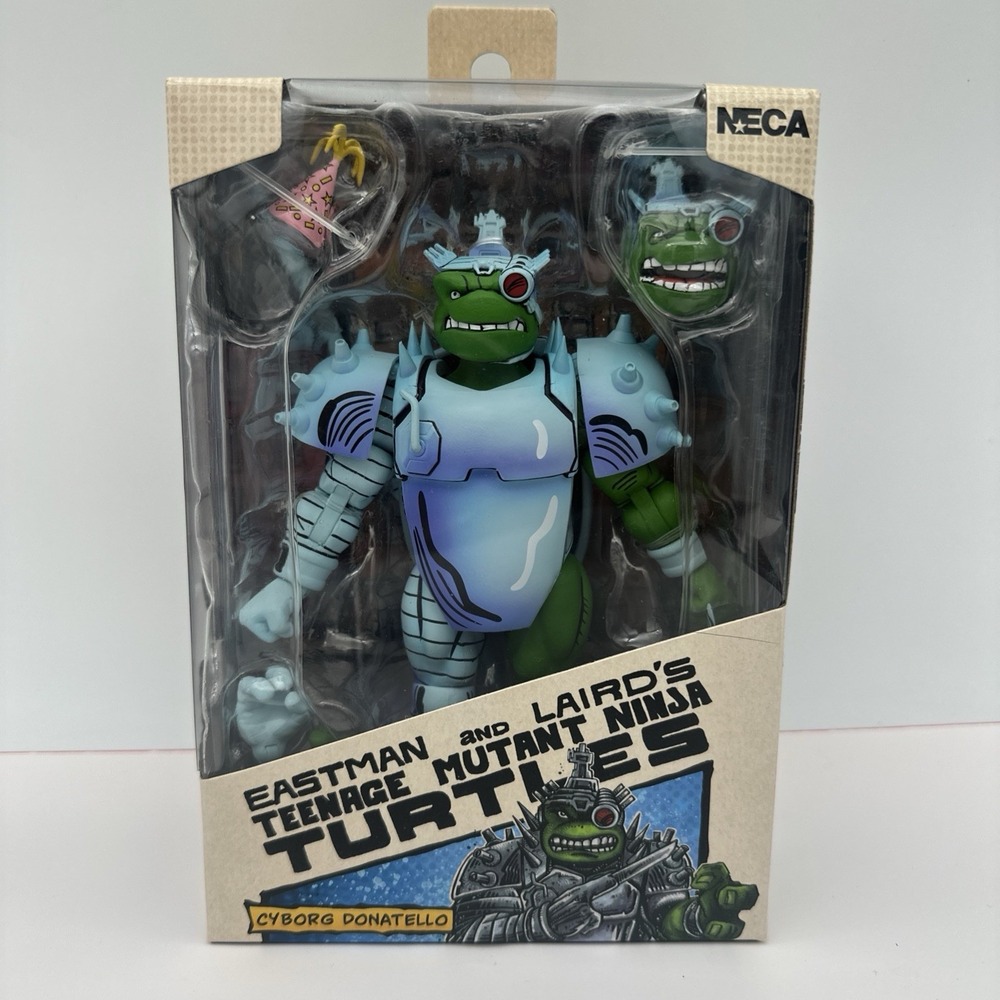 NECA TMNT Urban Legends Cyborg Donatello Boxed Action Figure